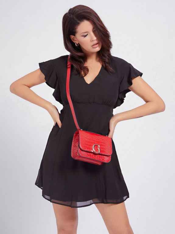 Guess Corily Mini Red Cross Body Bag Shoulder Bag CG799178
