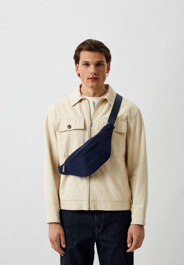 Roccobarocco Blue Waist Bag Storage Bag