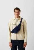 Roccobarocco Blue Waist Bag Storage Bag