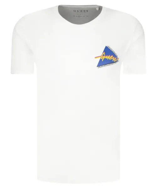 Guess Tricou So Fresh So Clean Men’s White T-Shirt Slim Fit M0GI56K6XN0-TWHT
