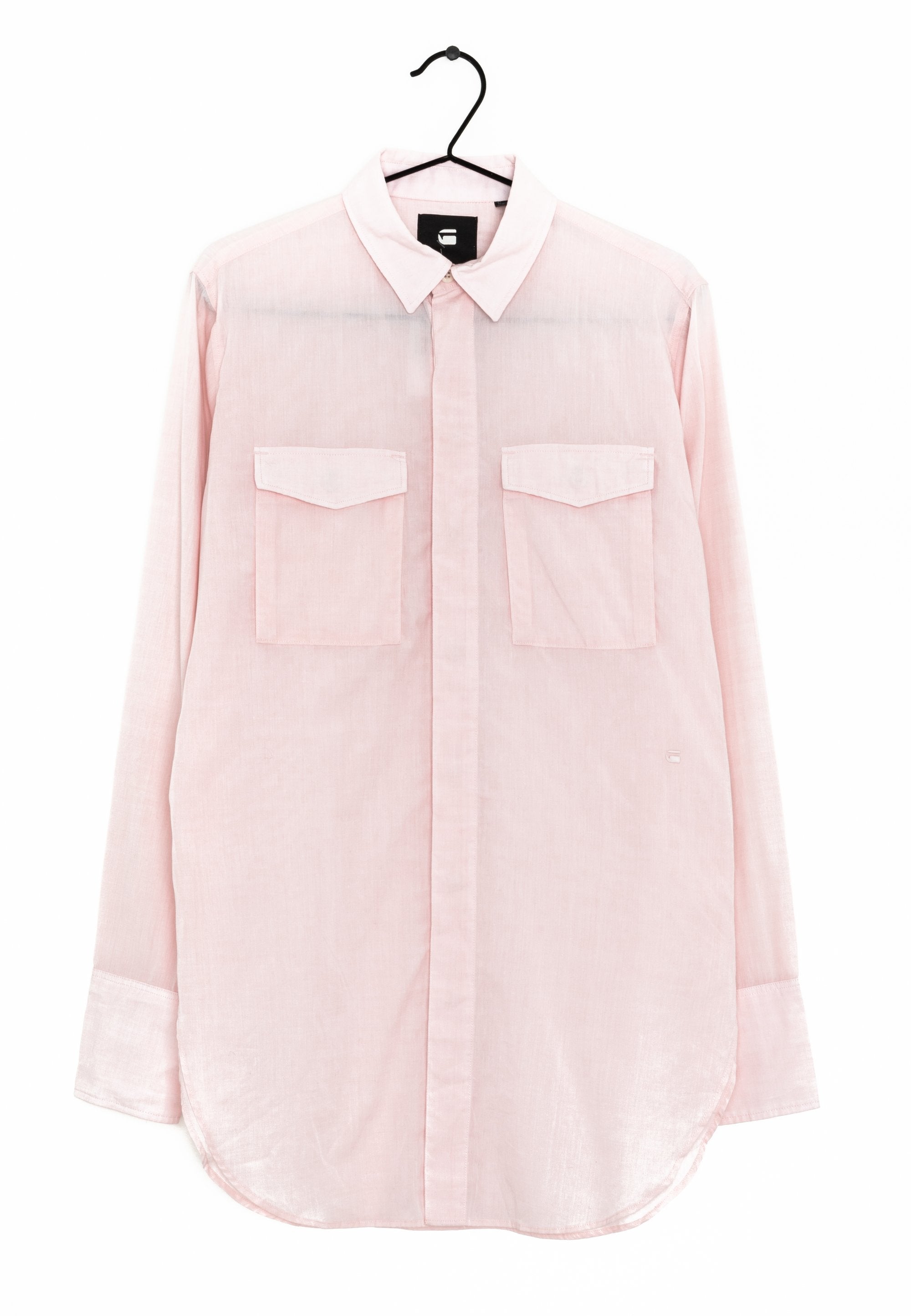 G-Star Raw H-A 2PKT Elongated Short Wmn L/S Lt Mauve White Indel Weave D07402-9465-9043-81