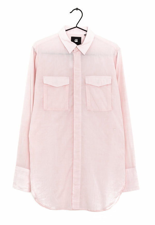 G-Star Raw H-A 2PKT Elongated Short Wmn L/S Lt Mauve White Indel Weave