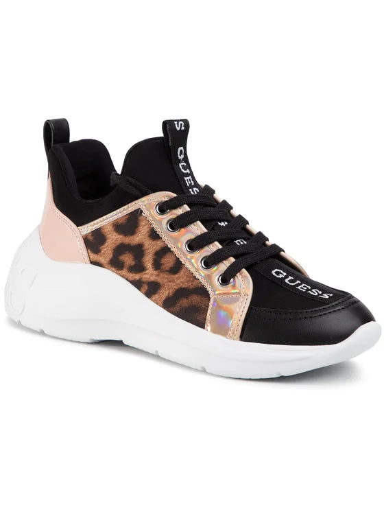 Guess GW Speerit-B Gold LL Black Shoes