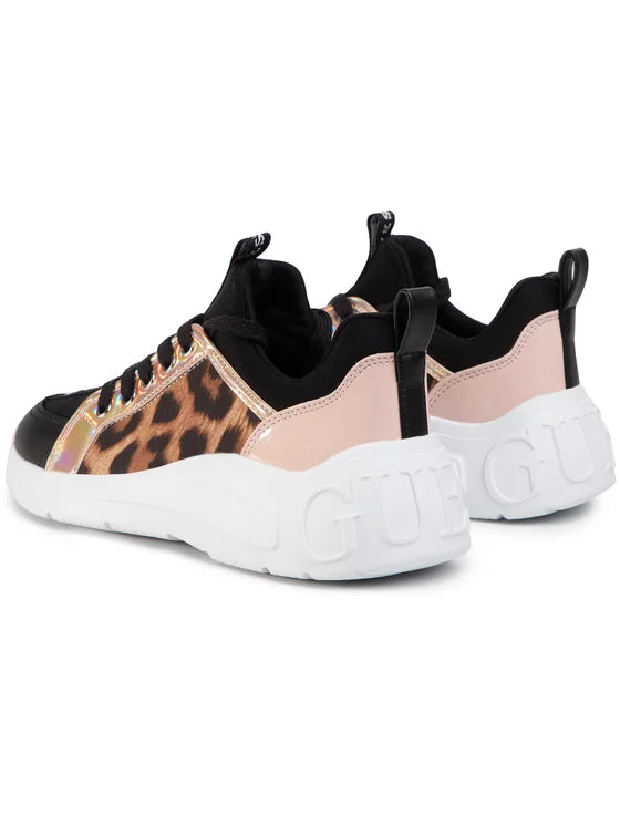 Guess GW Speerit-B Gold LL Black Shoes