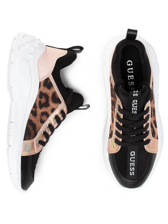 Guess GW Speerit-B Gold LL Black Shoes