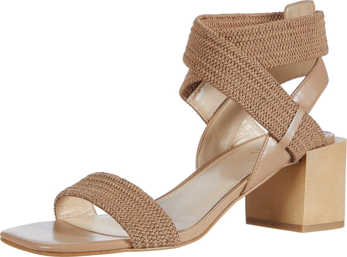 Guess GW Ellet-B Natural Multi Fabric Beige Heels