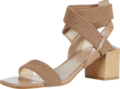 Guess GW Ellet-B Natural Multi Fabric Beige Heels
