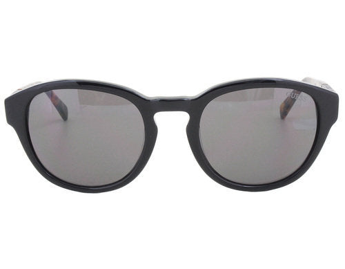 Guess NWT Sunglasses GU 6856 01A Shiny Black Tortoise Smoke 52 mm GU6856 NIB