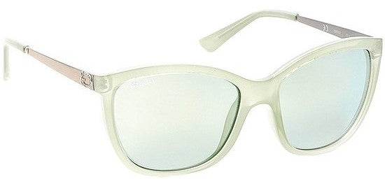 Guess NWT Sunglasses GU 7444 93C Shiny Light Green Mirror Green 58 mm GU7444