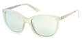 Guess NWT Sunglasses GU 7444 93C Shiny Light Green Mirror Green 58 mm GU7444