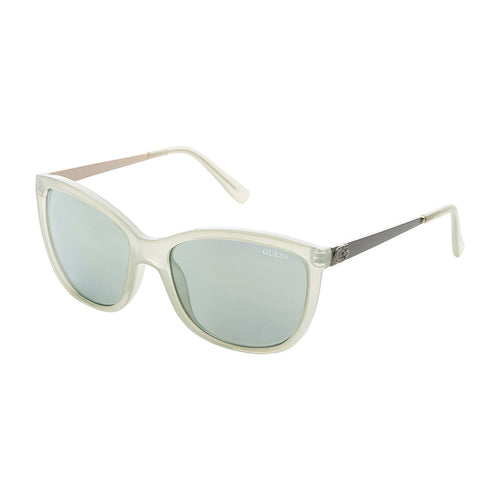 Guess NWT Sunglasses GU 7444 93C Shiny Light Green Mirror Green 58 mm GU7444