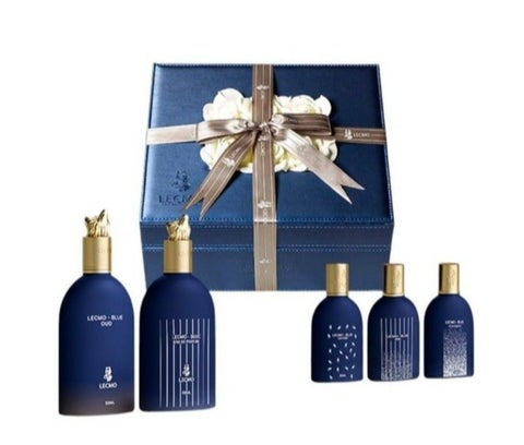 طقم هدايا عطور حقيبة يد مجموعة عطور Blue Lecmo