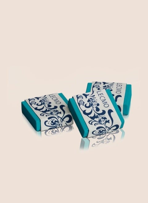 Blue Lecmo Perfume Collection tote Bag Perfume Gift Set