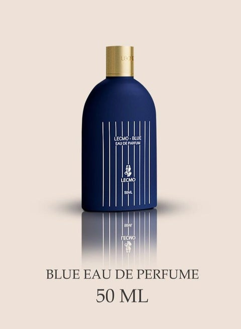 Blue Lecmo Perfume Collection tote Bag Perfume Gift Set