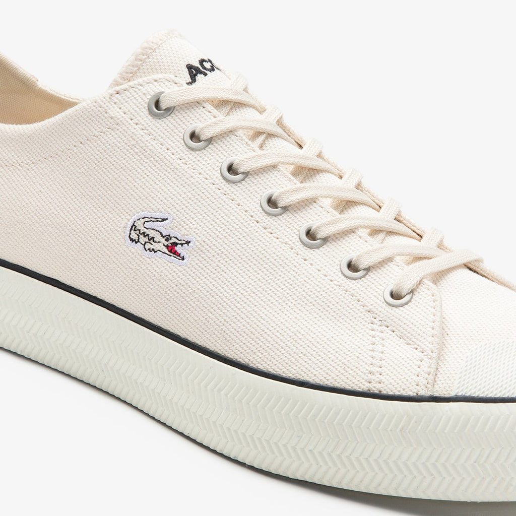 Lacoste GripShot 0120 6 CFA Off White And Black CNV Shoes 7-40CFA00342G9