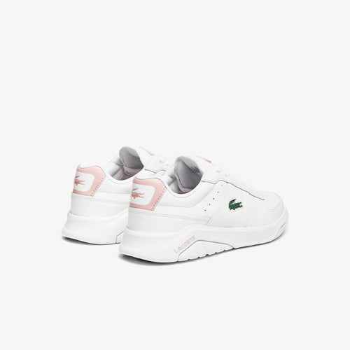 Lacoste Game Advance 0721 2 SFA White And Light Pink Leather Shoes 7-41SFA00901YA
