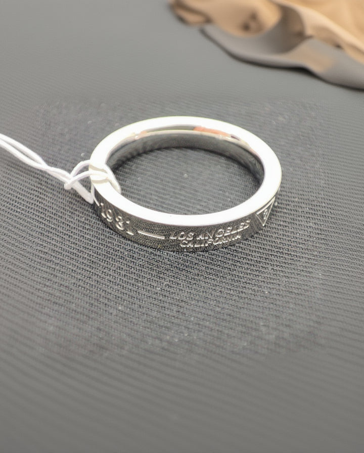 Guess Men Mix & Mesh Ring Stainless Steel