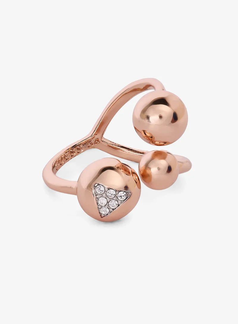 Guess Three Beads Open Ring