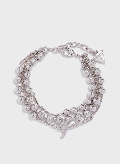 Guess Multichain Beads Rows Bracelet UBB85088-S