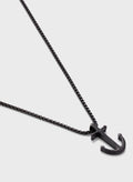 Guess Stainless Steel Anchor Charm Necklace UMN78006