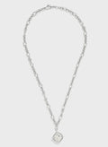 Guess Chain And Stone Pendant Necklace UBN29076