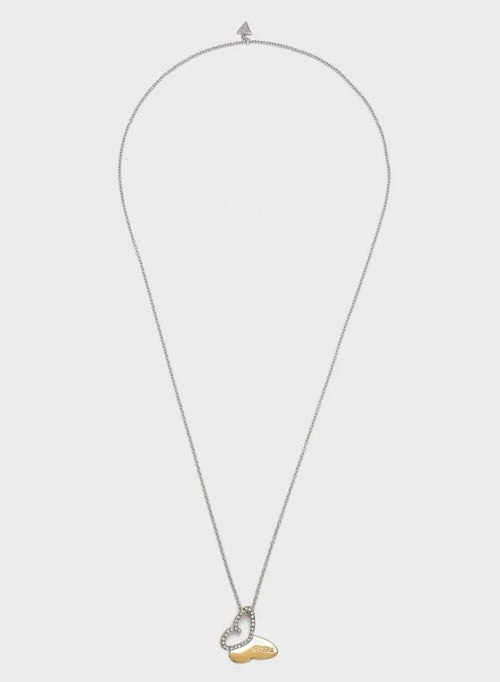 Crystal Butterfly Pendant Necklace
