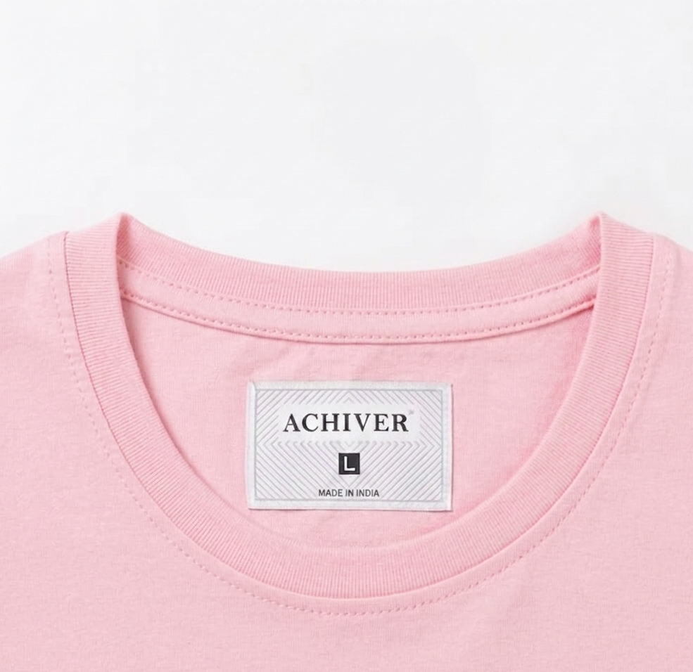 Achiver Pink Mens Printed Tshirt