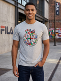 FILA BLACK "INTERNATIONAL FILA BRAND EST.1911" T-SHIRT MEN   (Lm21c543-221)