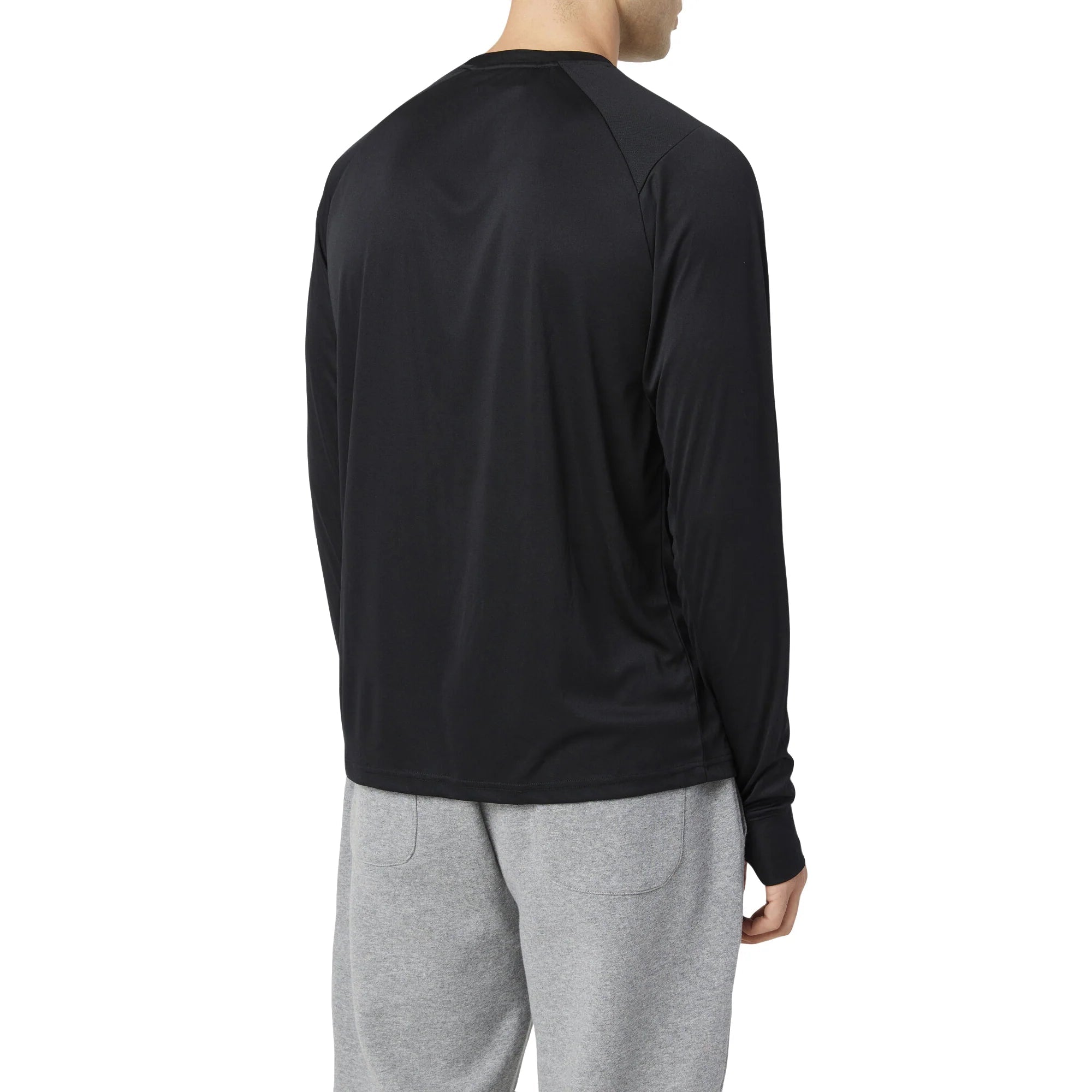 Fila Long Sleeved Black T-Shirt For Men (lm13b490-001)