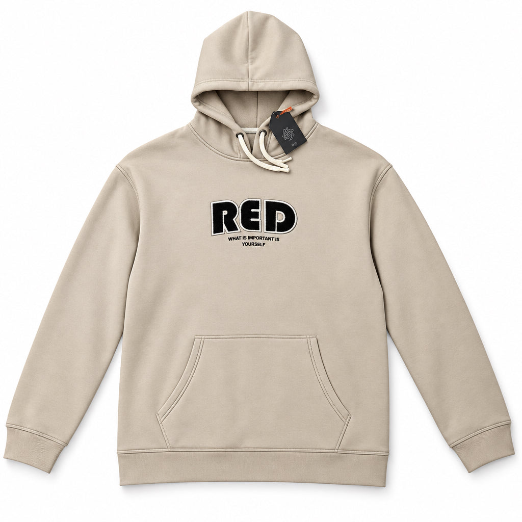 MOMENTO Recognized Graphic Hoodie – Cream