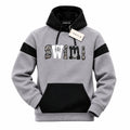 Momento "SWIM!" Colorblock Hoodie – Grey and Black