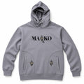 Momento "MARKO" Embroidered Hoodie – Grey