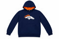 Denver Broncos NFL Logo Pullover Hoodie – Navy & Orange