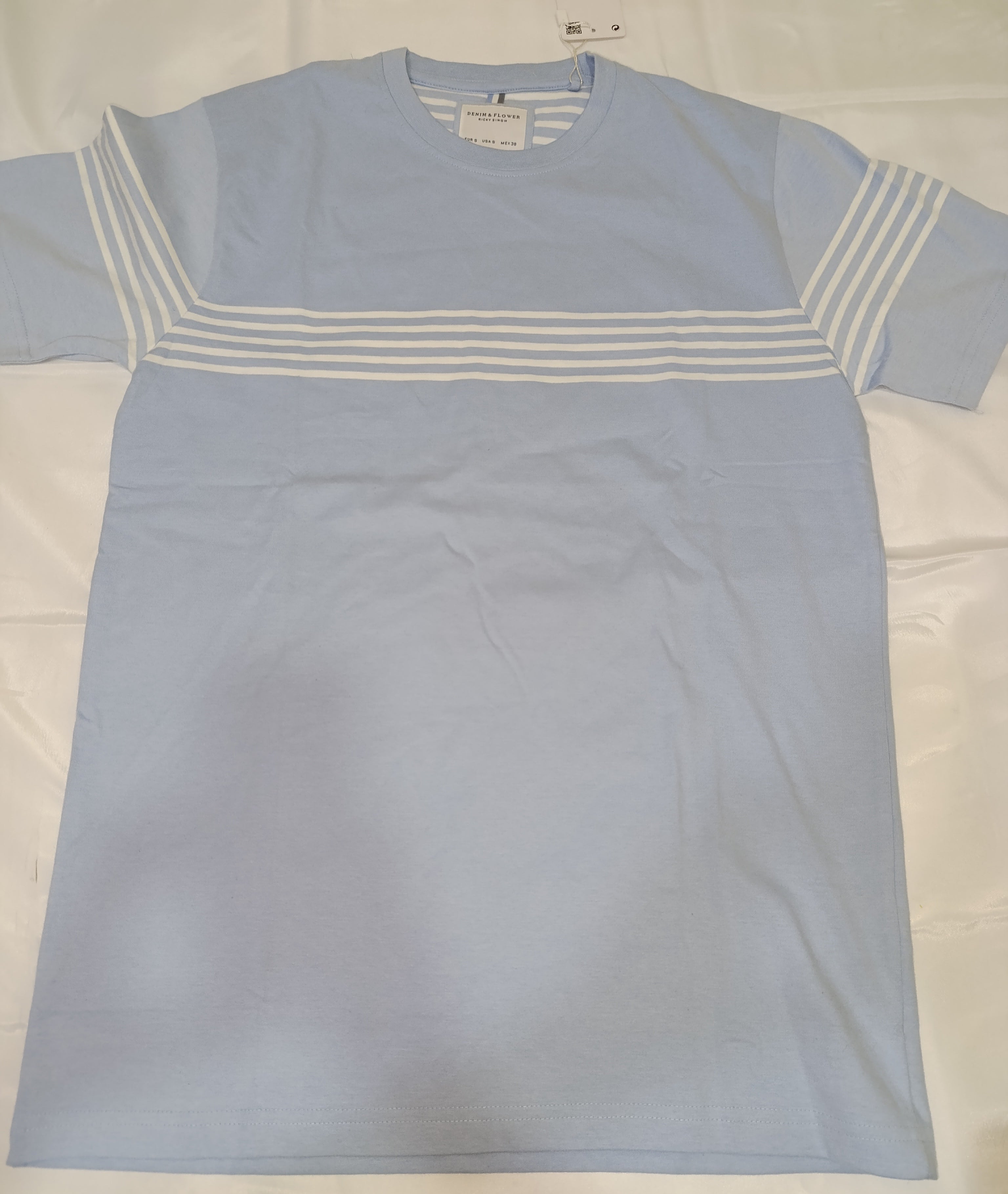 Denim Flowers Ricky Singh T-shirt Style CKPS 213A
