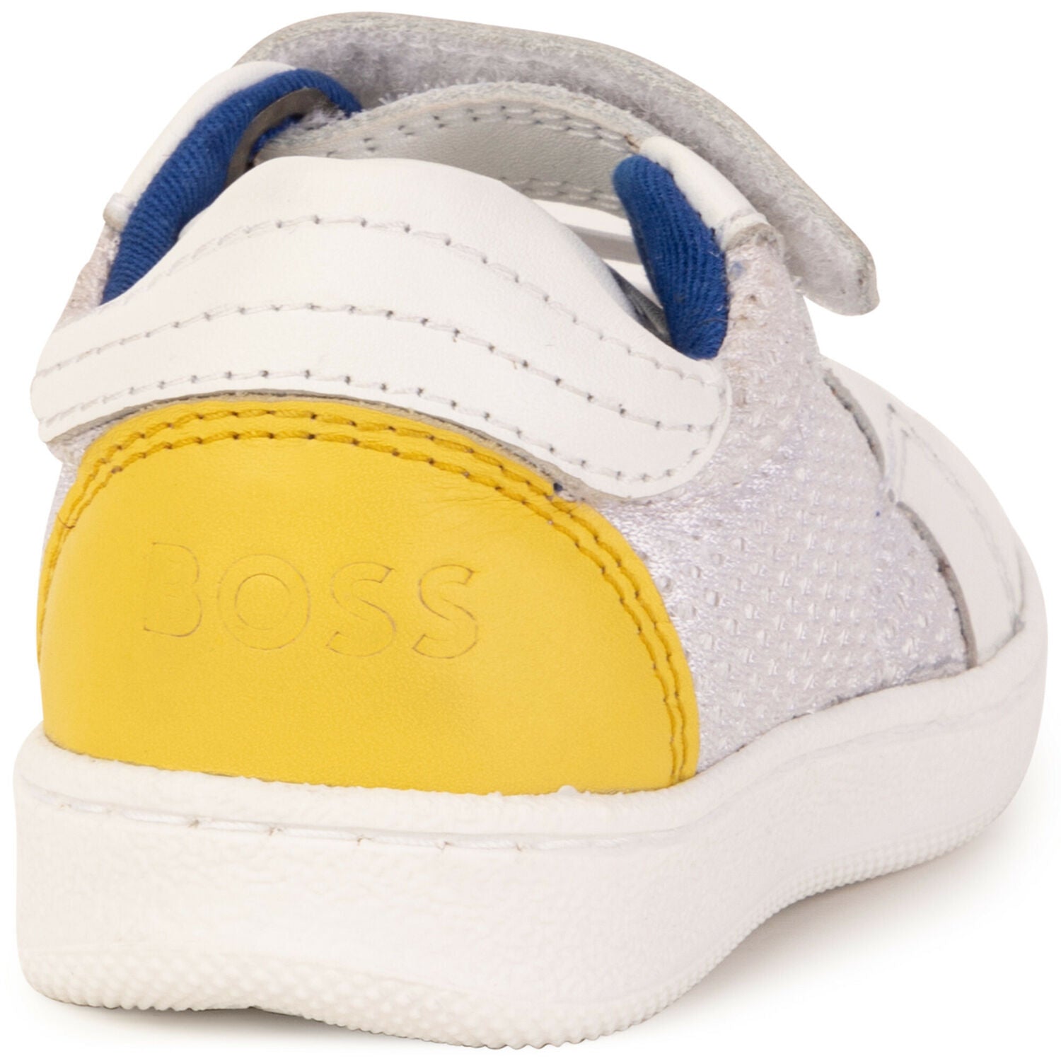 Hugo Boss White Yellow Logo trainers