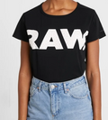 G-Star RAW Print T-Shirt – Black – Women