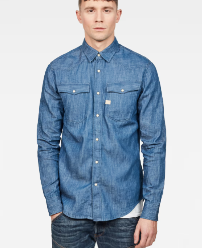 GSTAR MEN 3301 Denim Shirt