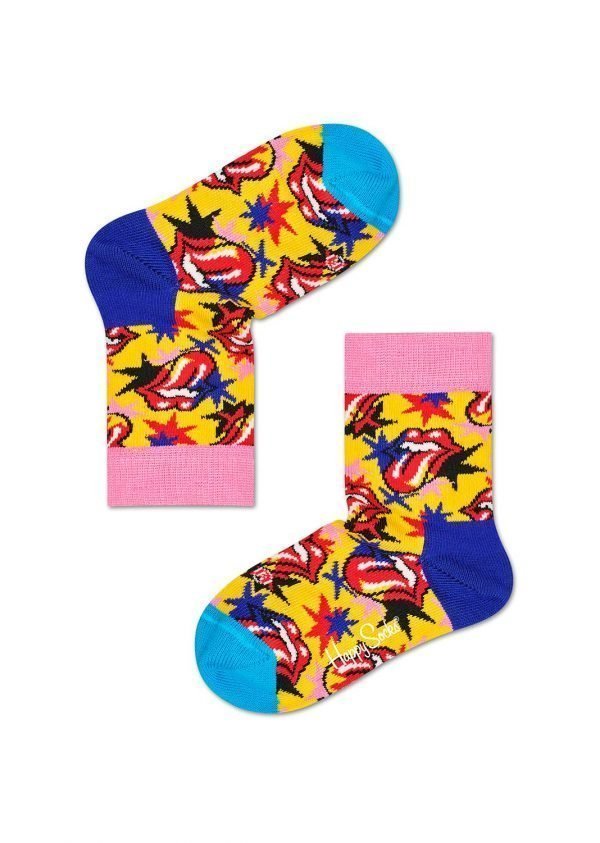 Happy Socks Baby/Kids' Rolling Stones Socks Gift Box 4-Pack