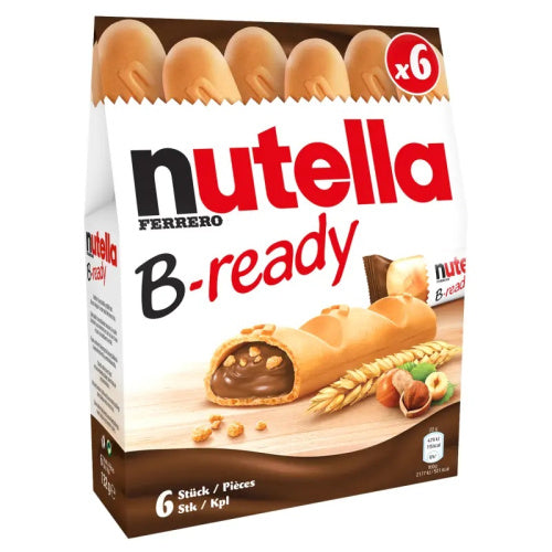 Nutella Filled Chocolate B-Ready Biscuit T(1X6) 132G