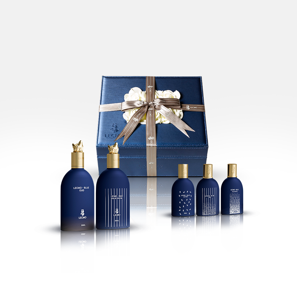 LECMO The Blue Eau de Parfum Gift Set (5 Piece Unisex Set)