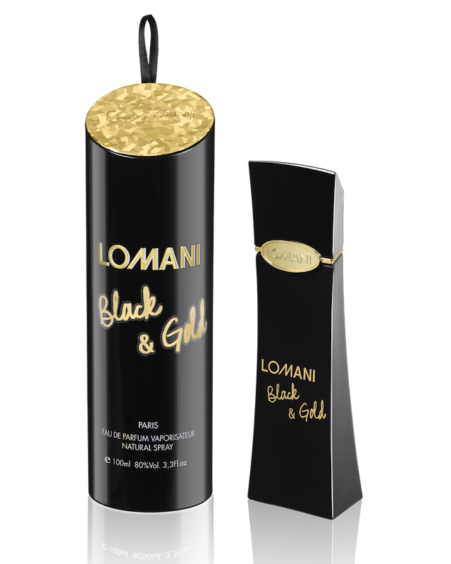 عطر لوماني بلاك آند جولد أو دو بارفان بخاخ للنساء