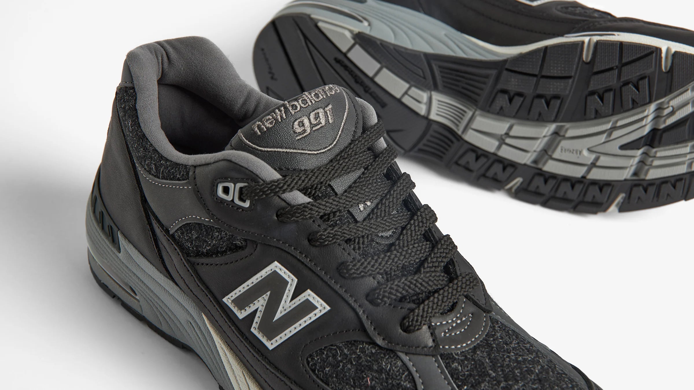 New Balance M991DJ - (Black & Grey)