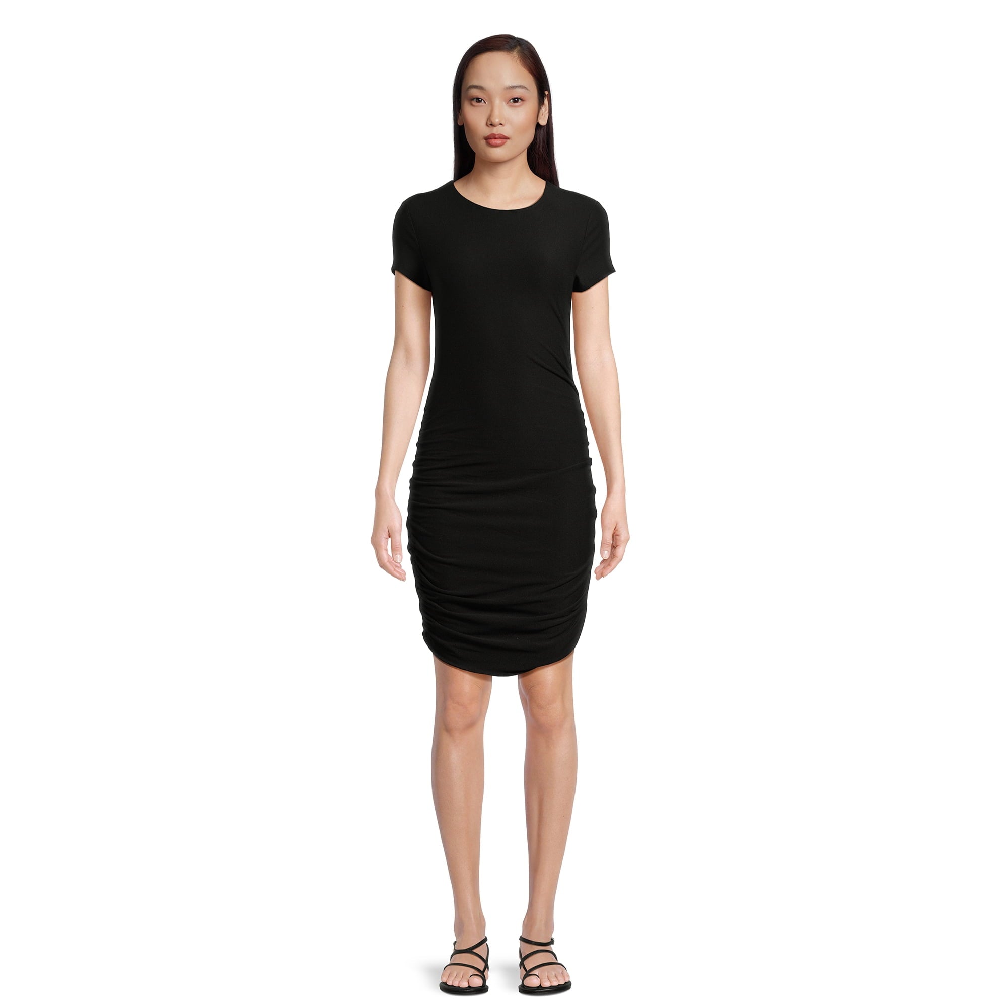 SIZE: S - No Boundaries Juniors Side Ruched Dress