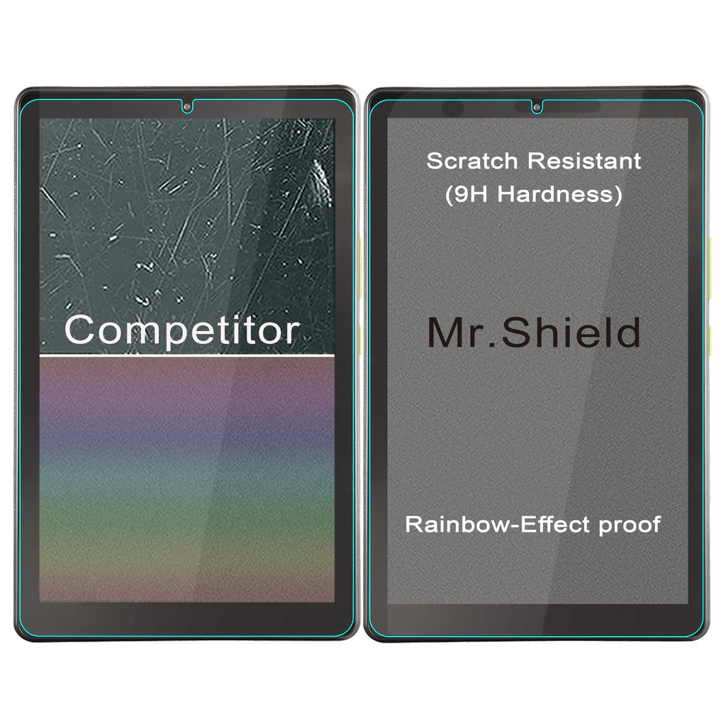 Mr.Shield [2-PACK] Screen Protector For Orbic Tab8 4G LTE Tablet 8 Inch [Tempered Glass] [Japan Glass with 9H Hardness] Screen Protector with Lifetime Replacement