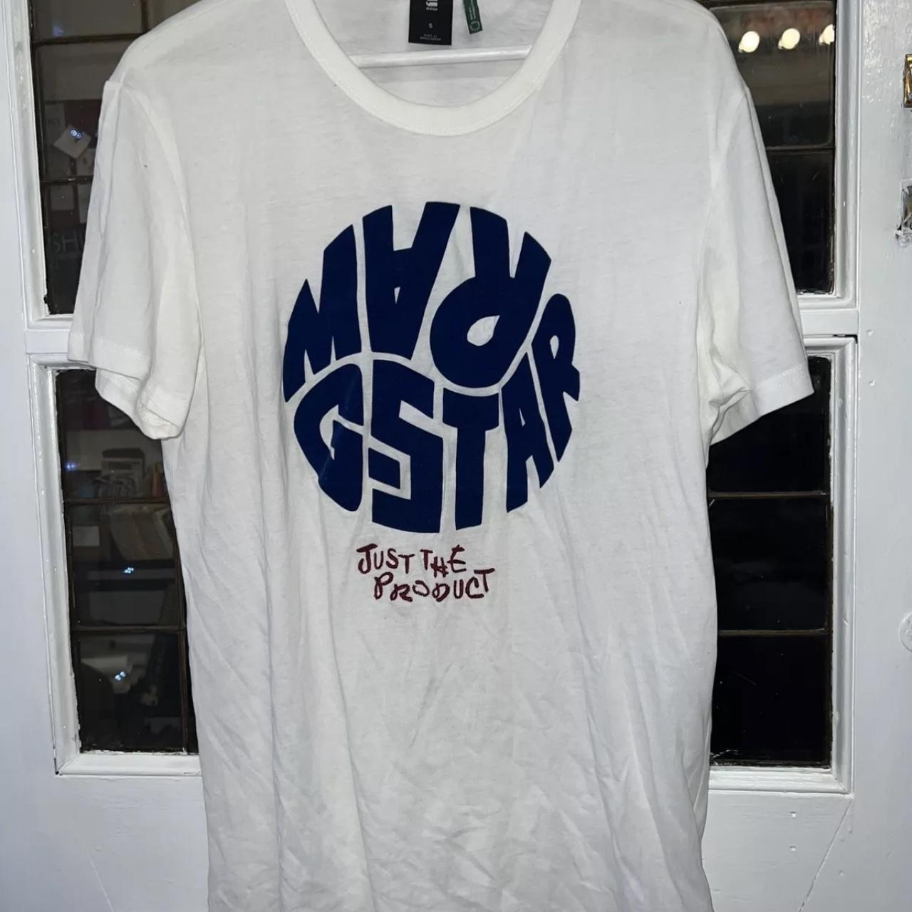 G-Star Men's White T-shirt JUST THE PRODUCT