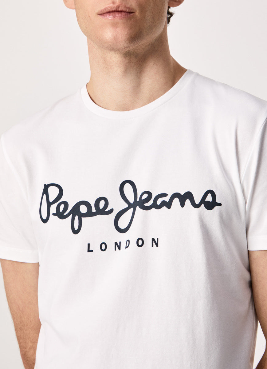 Pepe Jeans Castle White Shirt for Men - Elevate Your Wardrobe