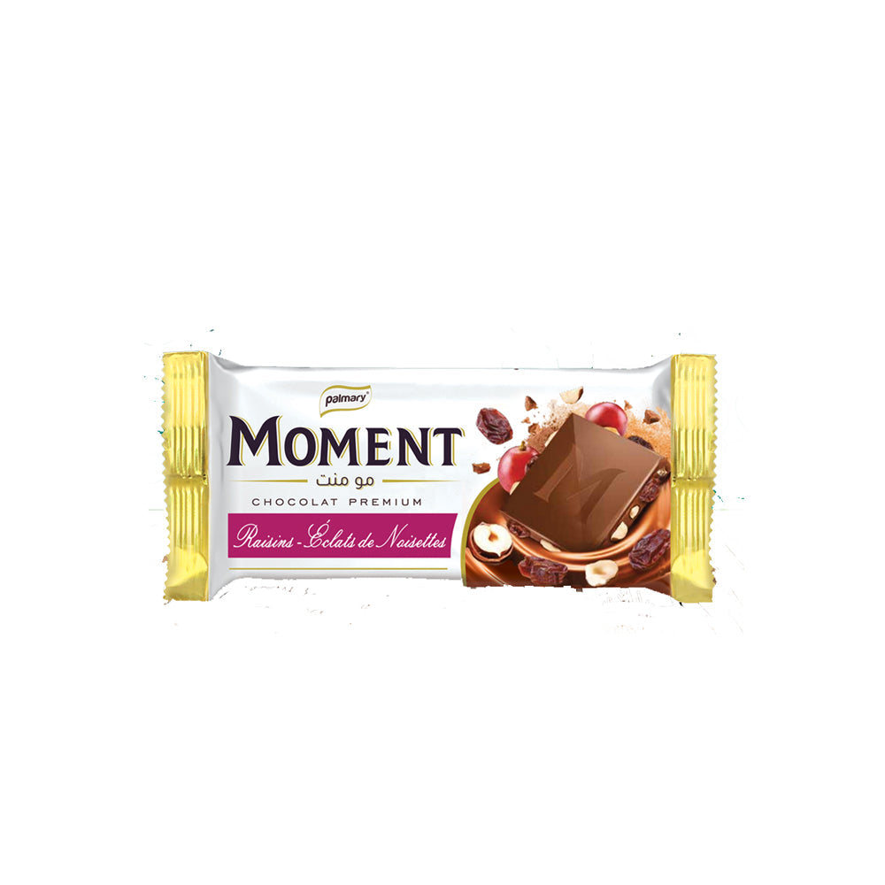 Palmary Moment Chocolate Premium Raisins eclats de noisettes 90g