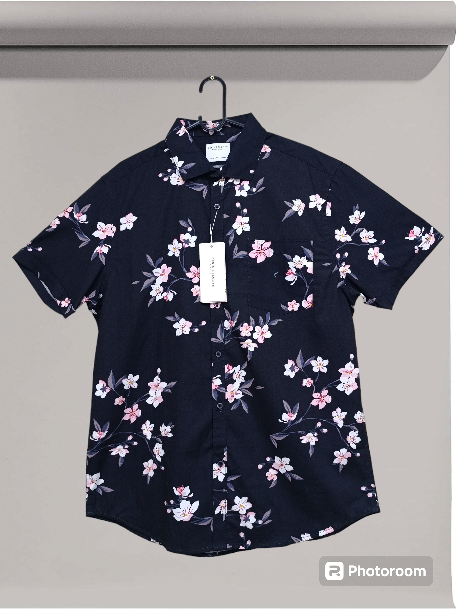 Denim & Flower(Ricky Singh)  Floral Short Sleeve Shirt