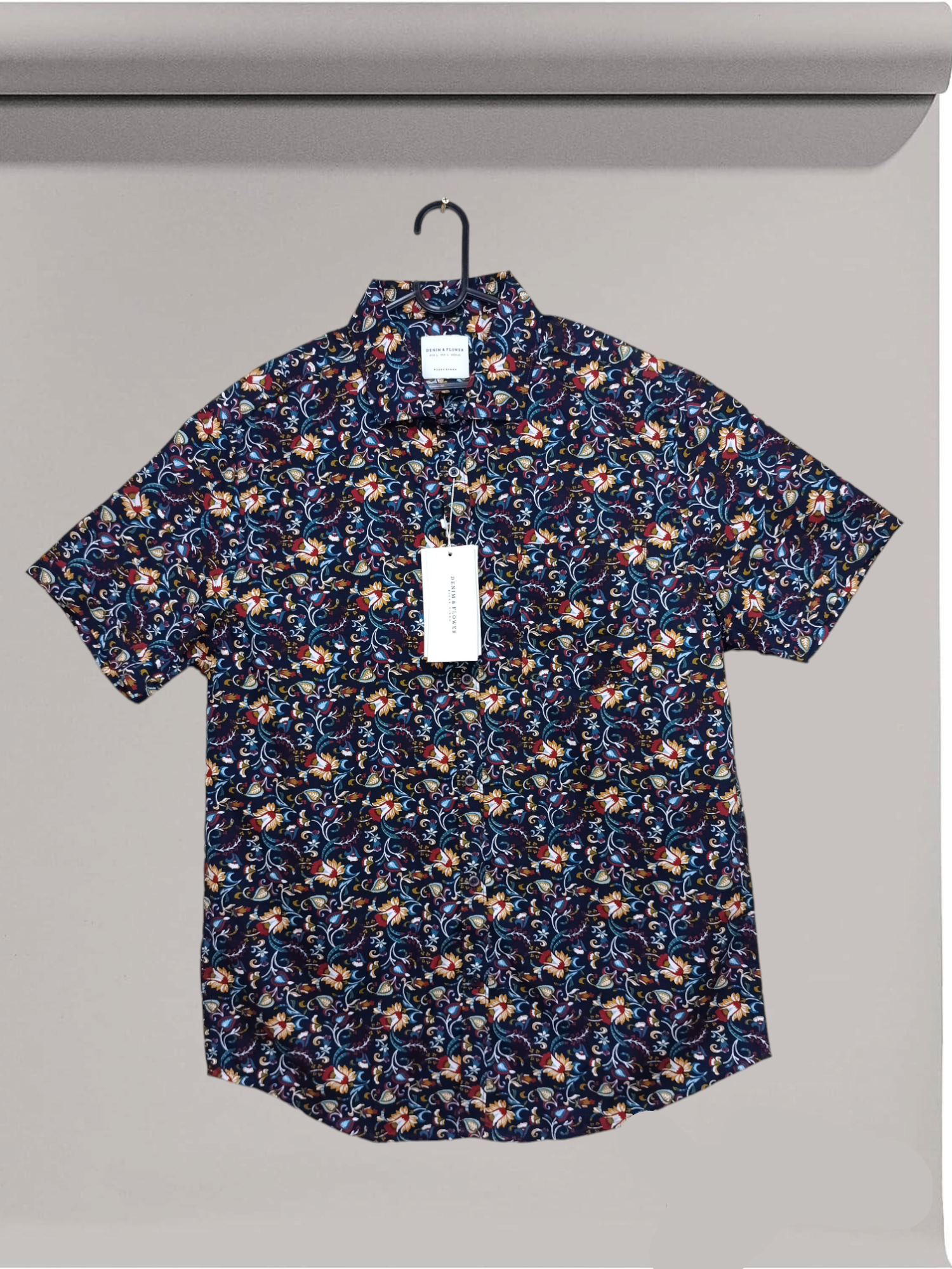 Denim & Flower Ricky Singh Men’s Floral Shirt