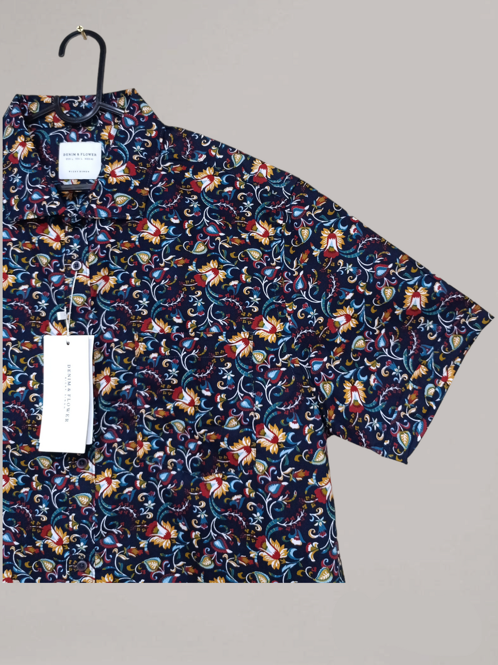Denim & Flower Ricky Singh Men’s Floral Shirt